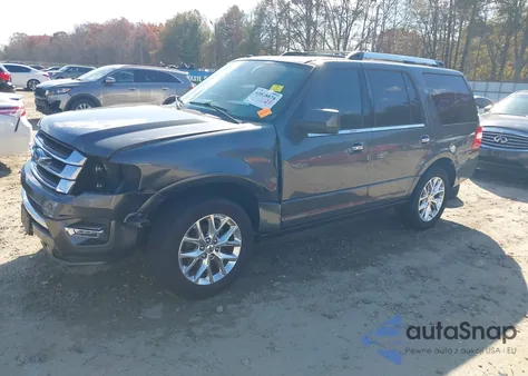 2015 Ford Expedition Limited z USA, uszkodzony, nr VIN 1FMJU1KT8FEF09783